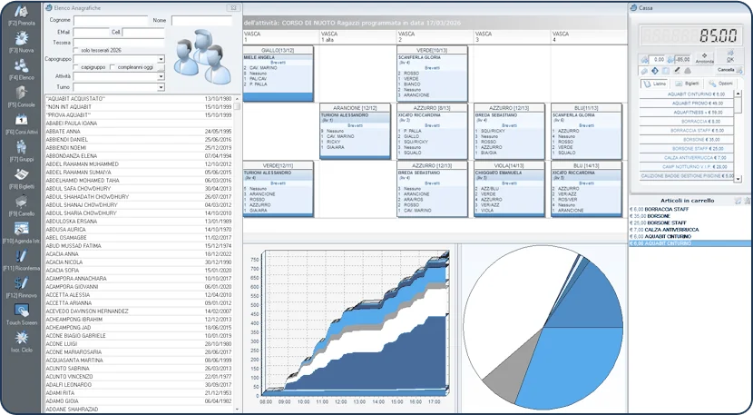 PoolGest software gestionale per piscina